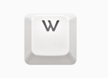 PBT Double-Shot Pro Keycaps -- 105-KeyBE  Arctic White AZERTY BE