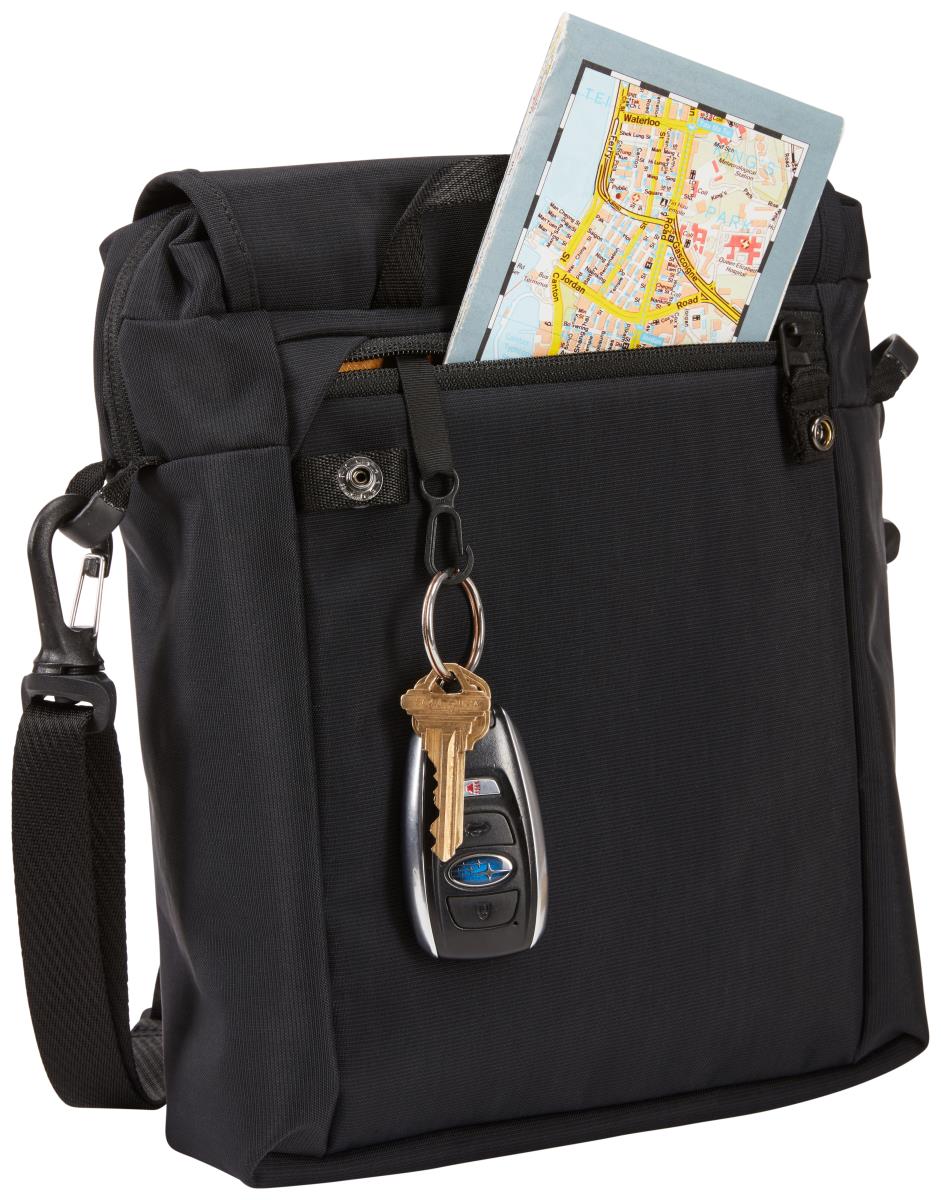 Paramount Crossbody Tote - Black