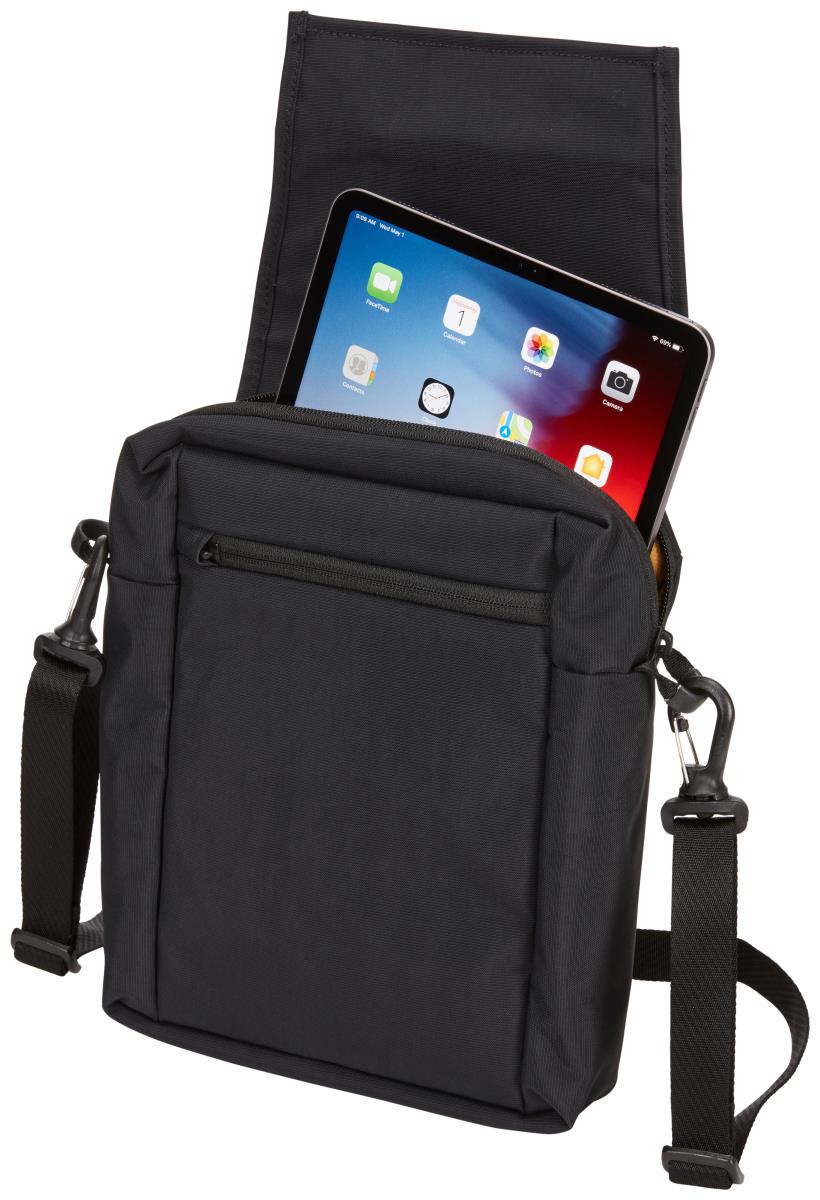 Paramount Crossbody Tote - Black