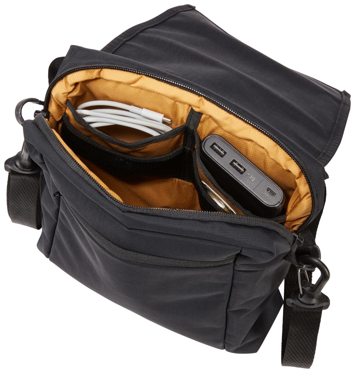 Paramount Crossbody Tote - Black