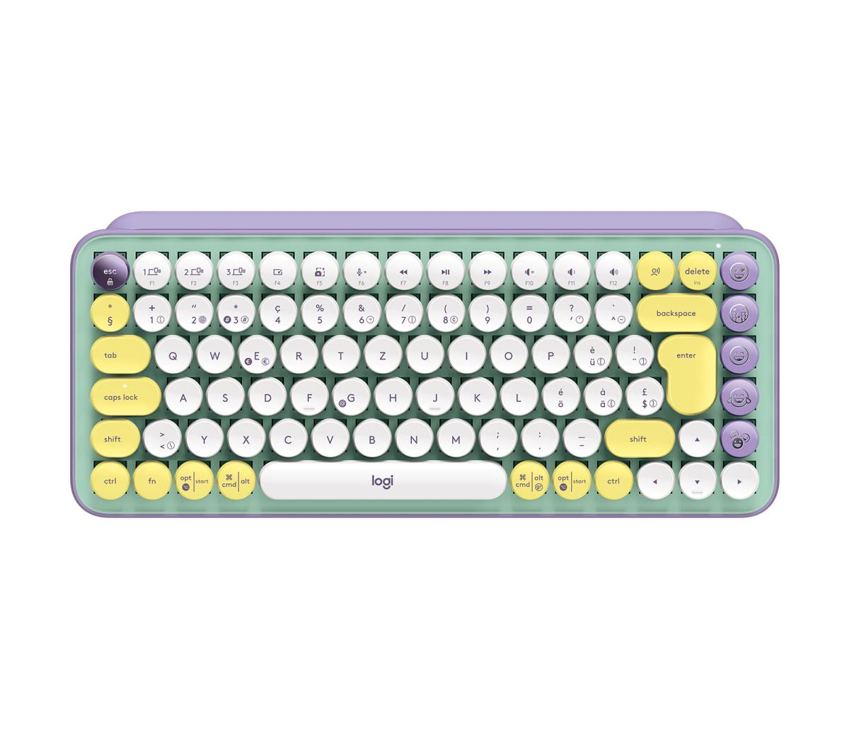 POP WRLS Mech KB With Emoji - DAYDREAM_MINT - CH - CENTRAL