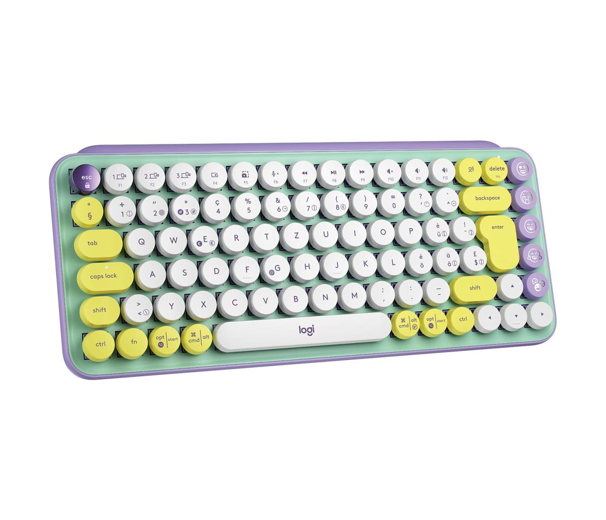 POP WRLS Mech KB With Emoji - DAYDREAM_MINT - CH - CENTRAL