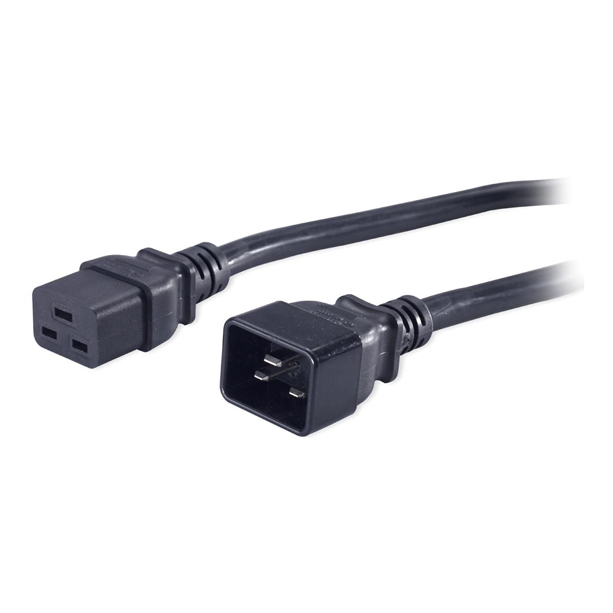 Power Cord Iec 320 C19 To Iec 320 C20 6.5 Ft 16 Amp/230v