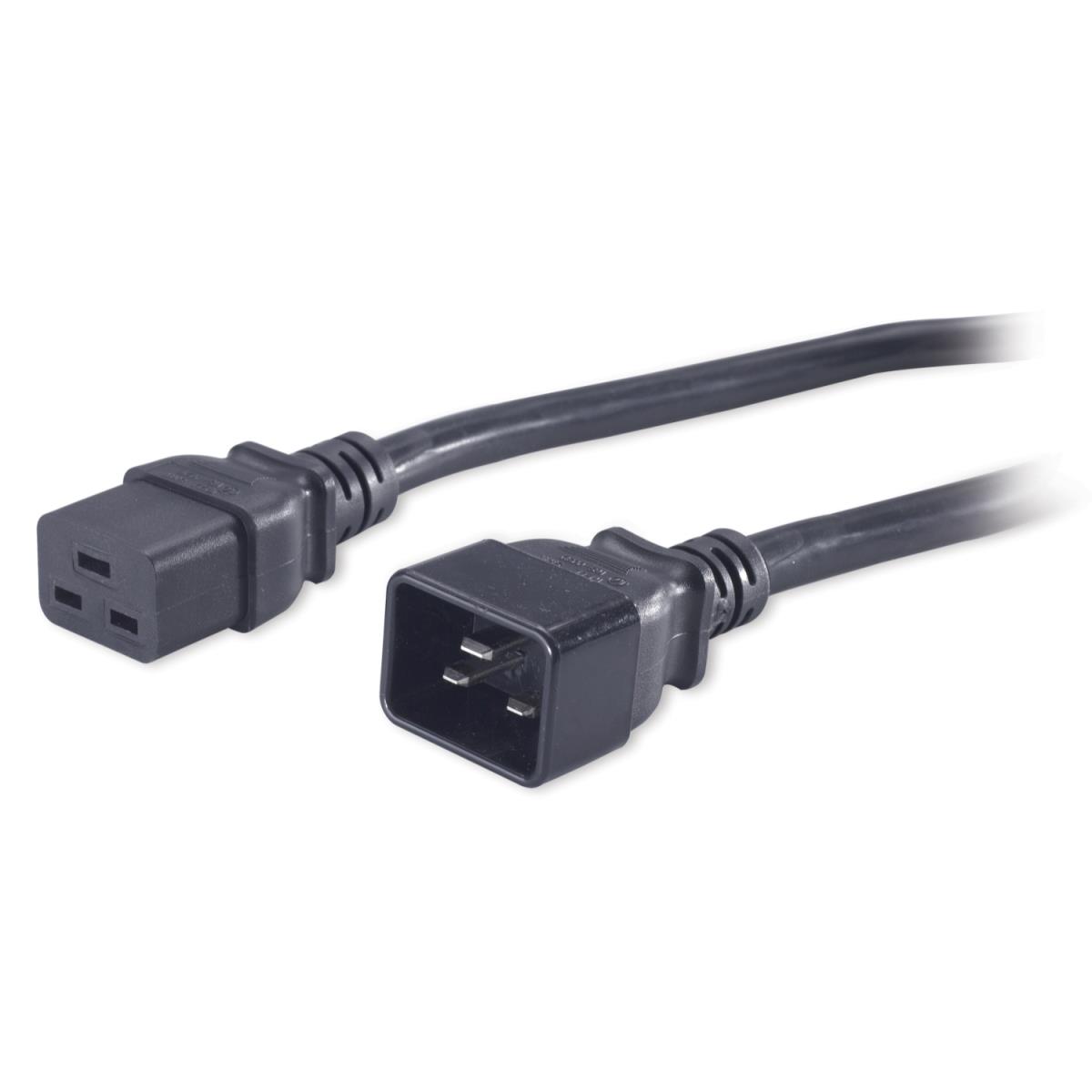 Power Cord Iec 320 C19 To Iec 320 C20 6.5 Ft 16 Amp/230v