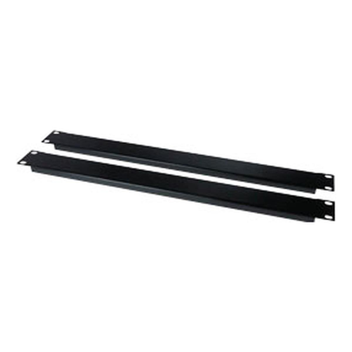 Blanking Panel Kit 1u  (qty 2) Black
