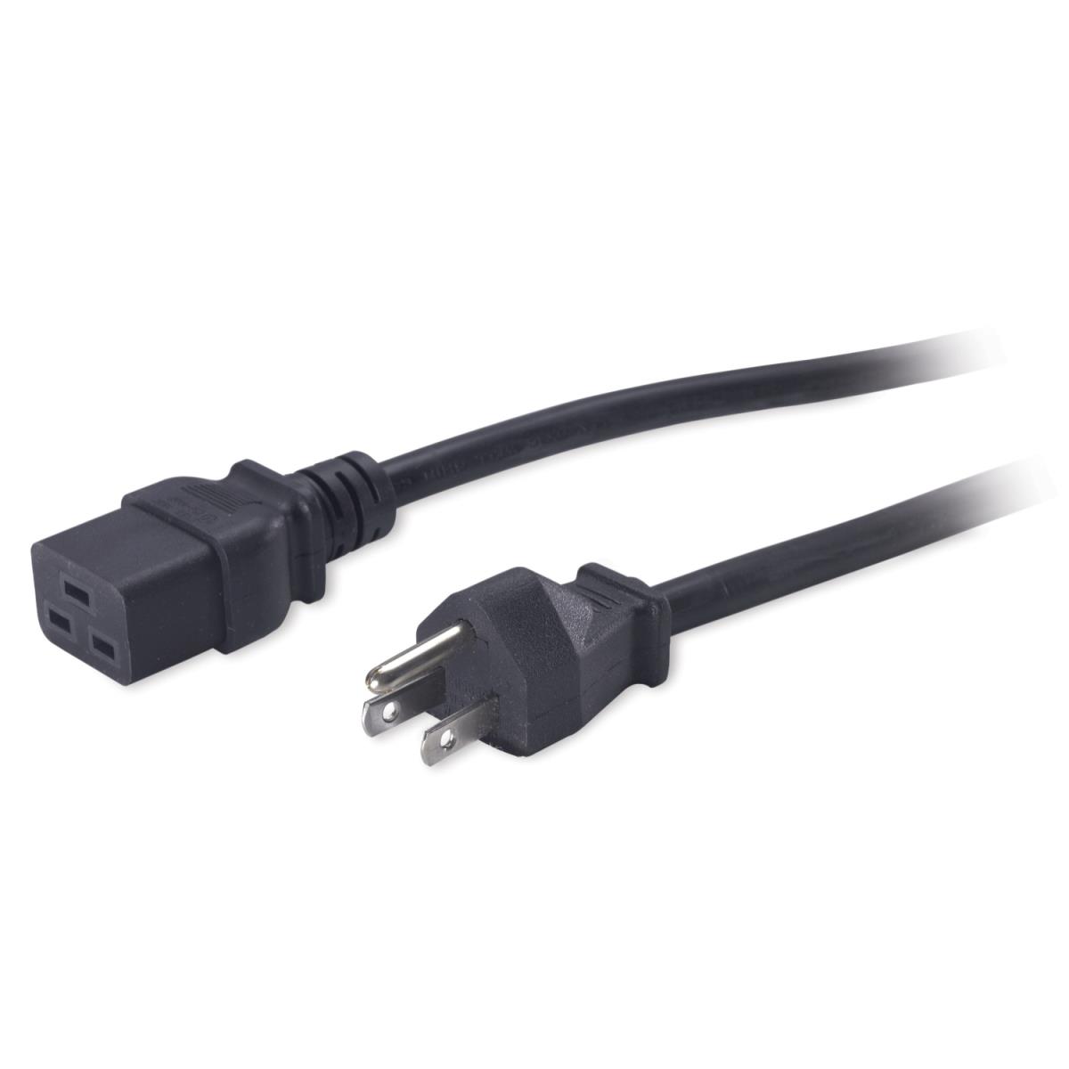 Power Cord Iec 320 C19 To Nema 5-15p /100-120v