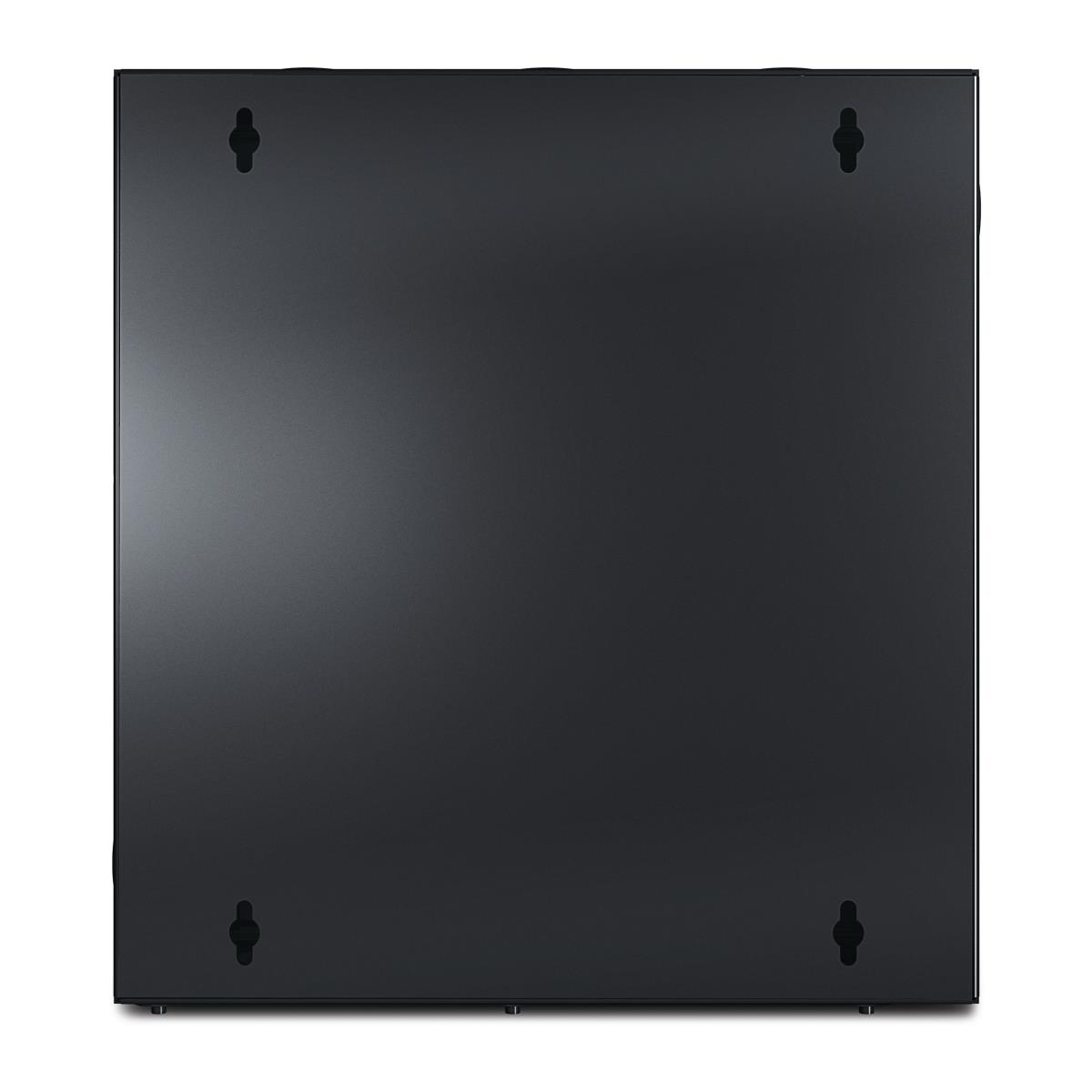 NetShelter WX 13U w/Threaded Hole Vertical Mounting Rail Glass Front Door/ Black