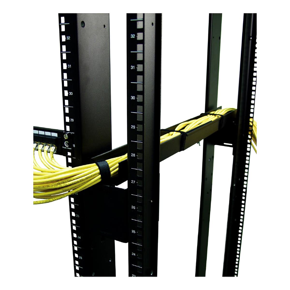 Horizontal Cable Organizer Side Channel 18 To 30 Inch Adjustment