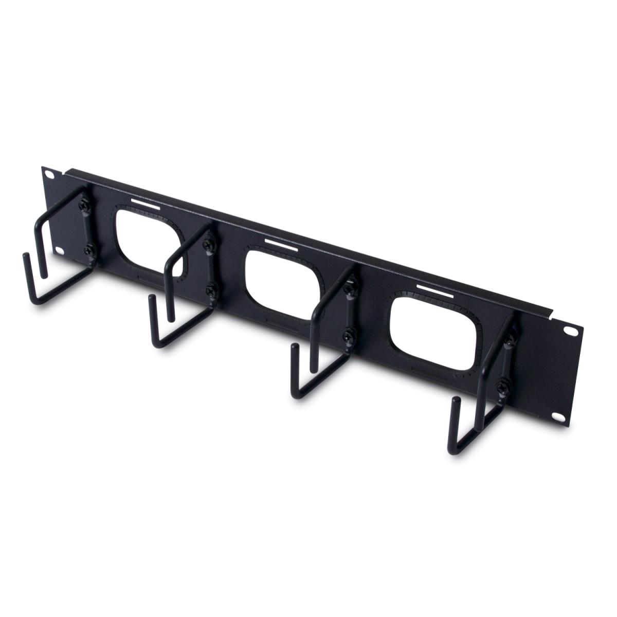 Netshelter Rack 2u Horizontal Cable Organizer W/ Pass-thru Black
