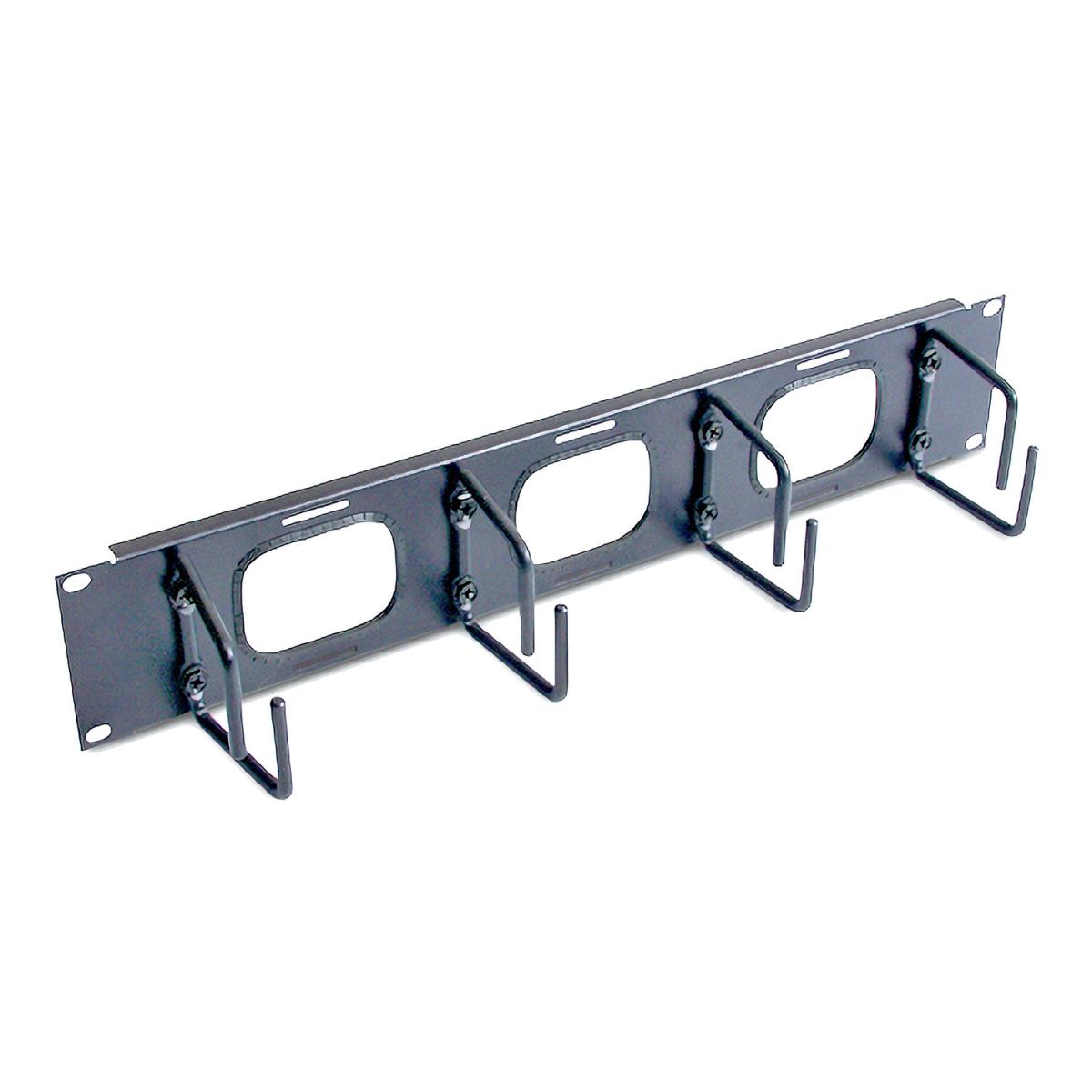 Netshelter Rack 2u Horizontal Cable Organizer W/ Pass-thru Black