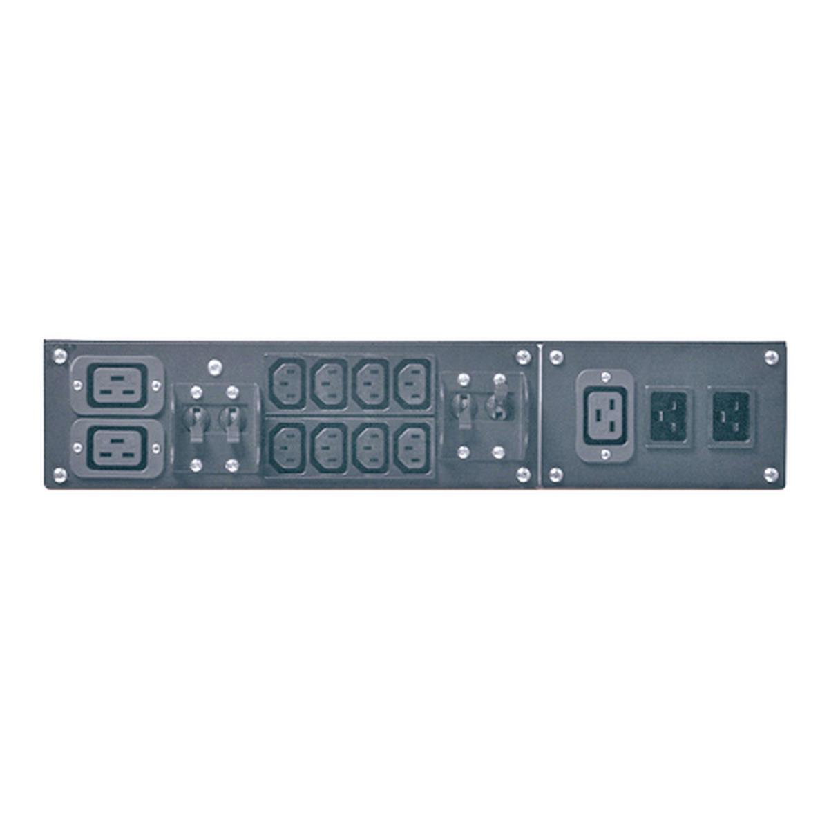 Service Bypass Panel 230v/50a Bbm Hw Input; Iec-320 Outlets (2) C19 (8) C13