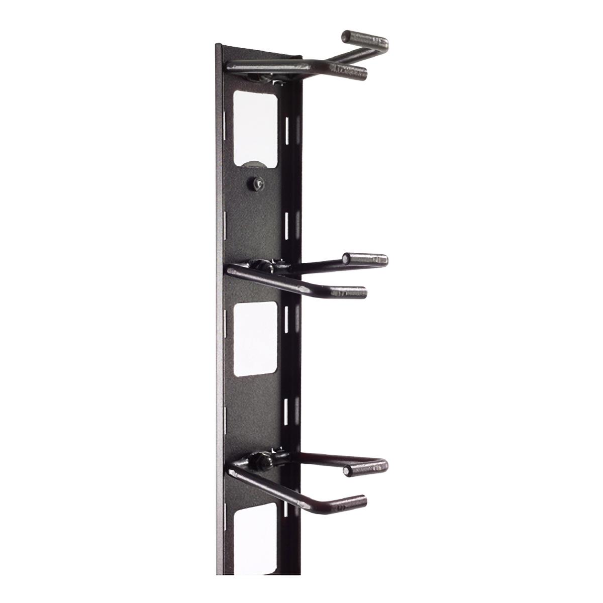 Vertical Cable Organizer/ 8 Cable Rings Zero U (qty. 2)