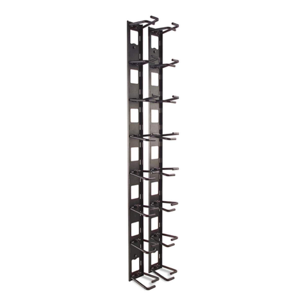 Vertical Cable Organizer/ 8 Cable Rings Zero U (qty. 2)