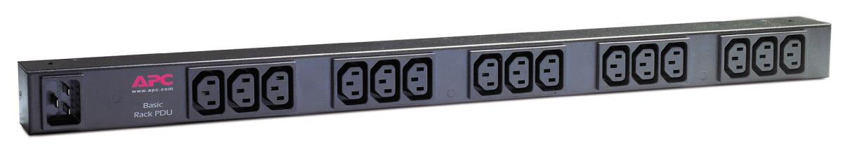 Rack Pdu Basic/ Zero U/ 16a/ 208 - 230v/ Outlets - 15/ Iec 320 C13/ 8.20 Feet - Black