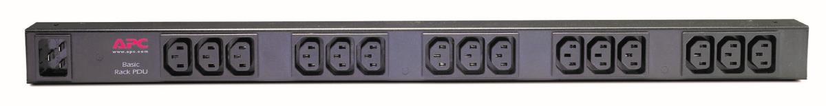 Rack Pdu Basic/ Zero U/ 16a/ 208 - 230v/ Outlets - 15/ Iec 320 C13/ 8.20 Feet - Black