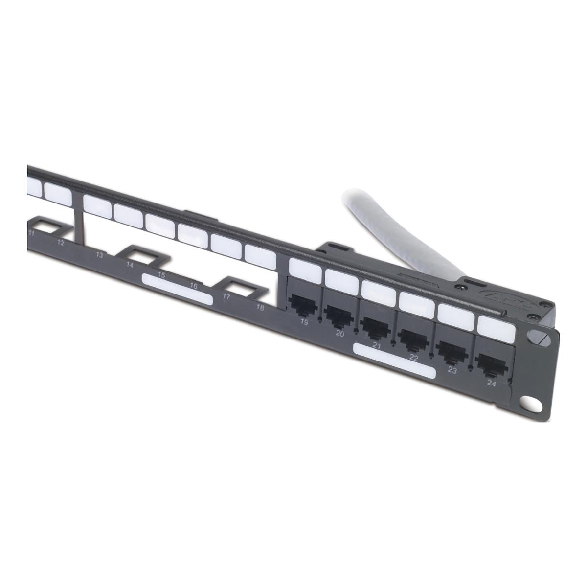 Data Distribution 1u Panel  / Holds 4 Each Data Distribution Cables For A Total Of 24 Ports (ar8451)