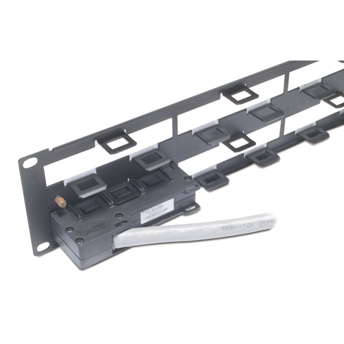 Data Distribution 2u Panel/ Holds 8 Each Data Distribution Cables For A Total Of 48 Ports (ar8452)