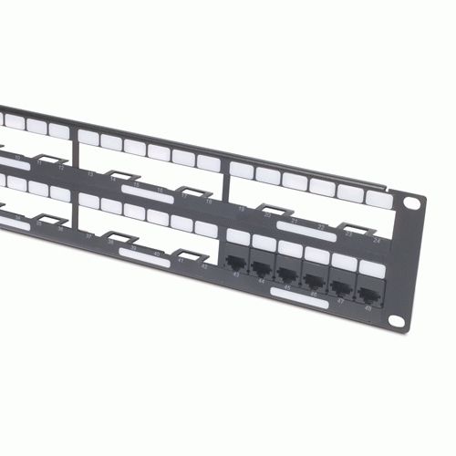 Data Distribution 2u Panel/ Holds 8 Each Data Distribution Cables For A Total Of 48 Ports (ar8452)