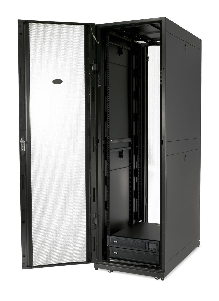 Netshelter Sx 42u 600mm Wide X 1070mm Deep Enclosure With Sides Black