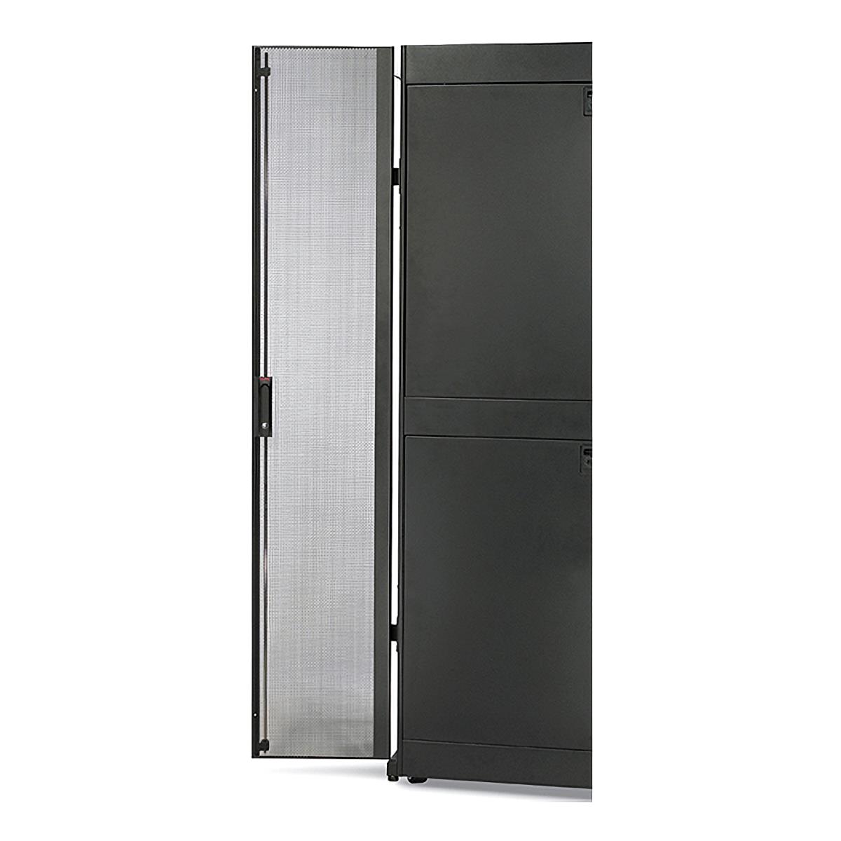 Netshelter Sx 48u 600mm Wide Perforated Split Doors Black