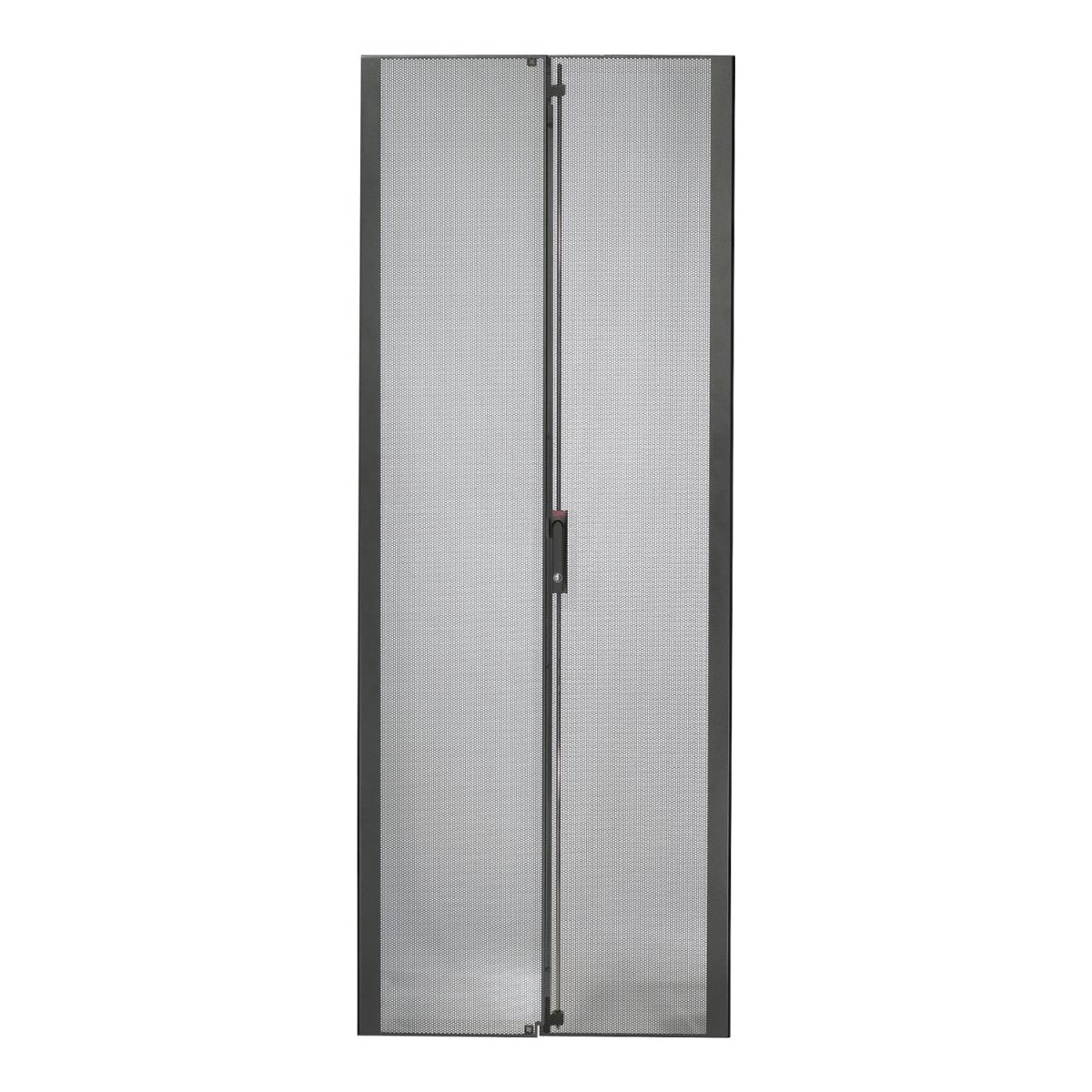Netshelter Sx 42u 750mm Wide Perforated Split Doors Black