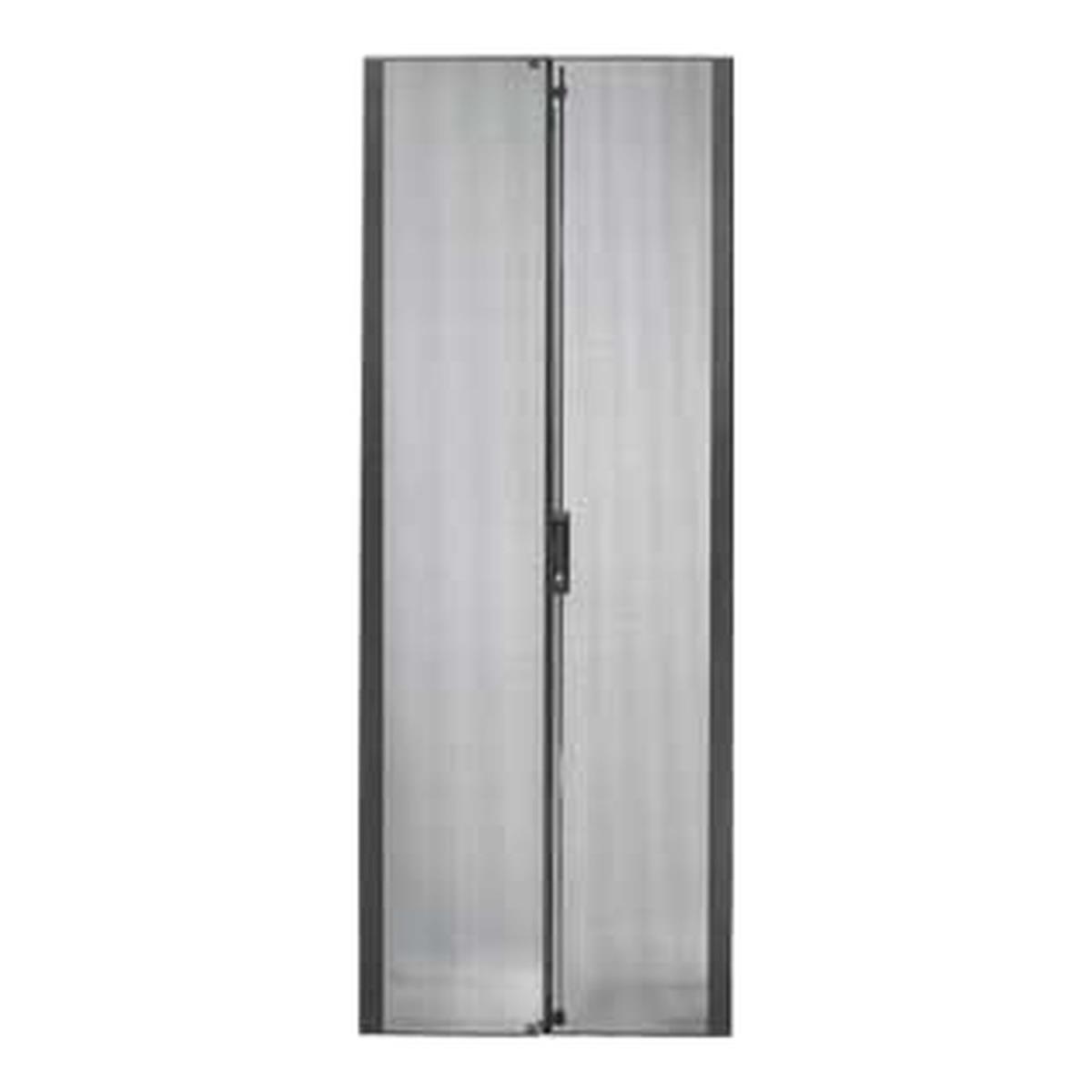 Netshelter Sx 48u 750mm Wide Perforated Split Doors Black