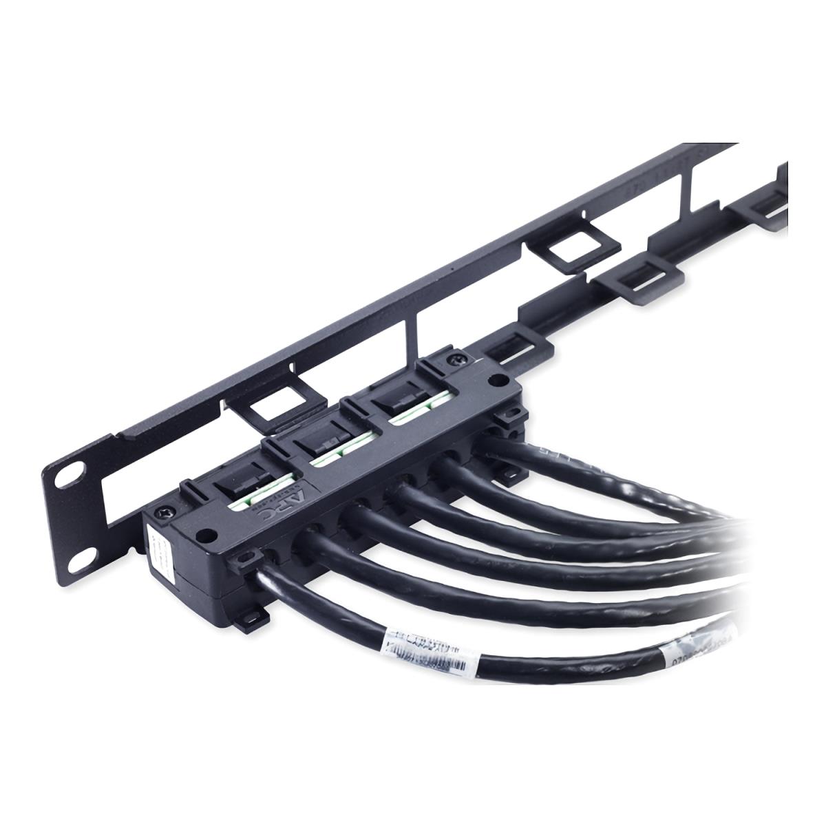 Data Distribution Cable - CAT6 - UTP - CMR - 6xRJ-45 - 15m - Black