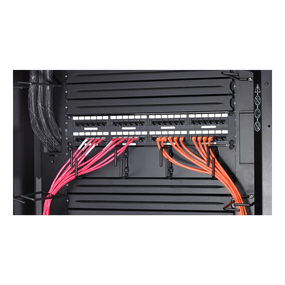 Data Distribution Cable - CAT6 - UTP - CMR - 6xRJ-45 - 15m - Black