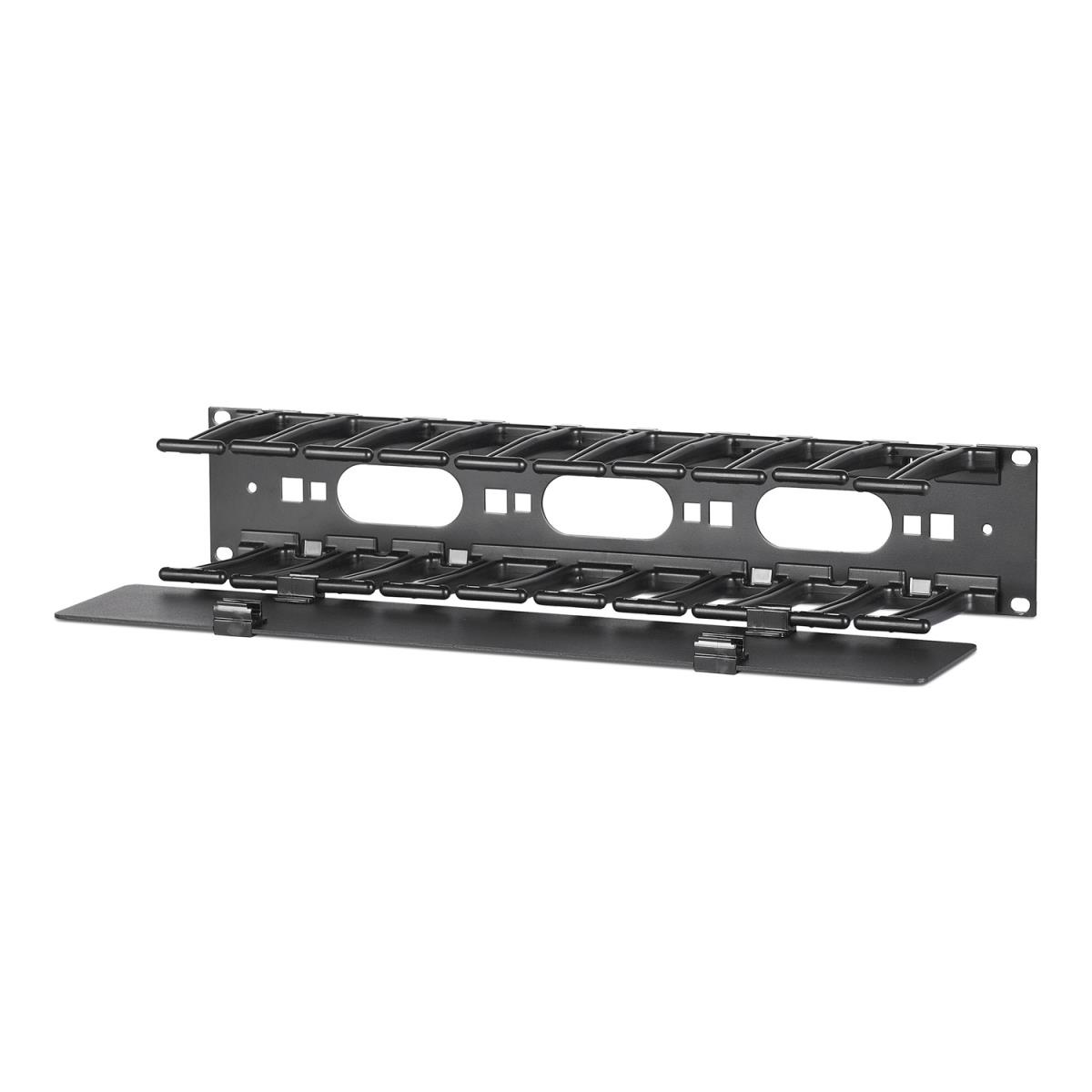 Horizontal Cable Manager 2u Single Side With Cover