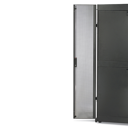 Netshelter Sx 45u 750mm Wideperforated Split Door Black
