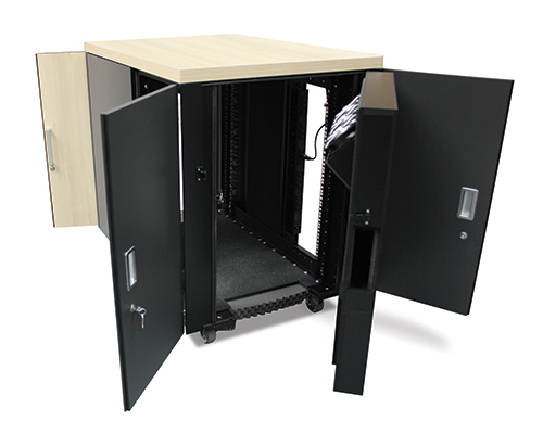 NetShelter CX 18U Secure Soundproof Server Room in a Box Enclosure International