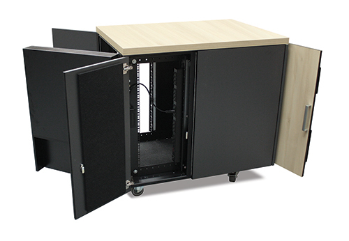 NetShelter CX 18U Secure Soundproof Server Room in a Box Enclosure International