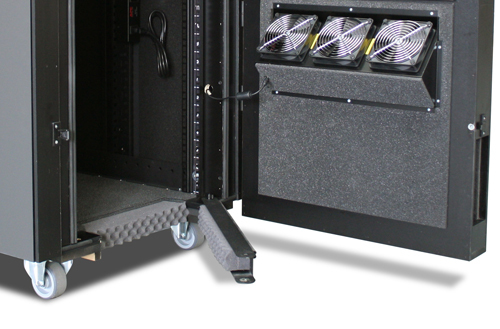 NetShelter CX 18U Secure Soundproof Server Room in a Box Enclosure International