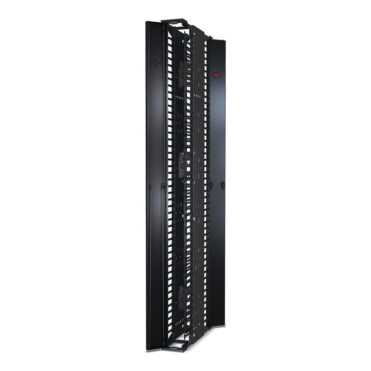 Cdx Vertical Cable Manager 84inx6in Wide Double-sided