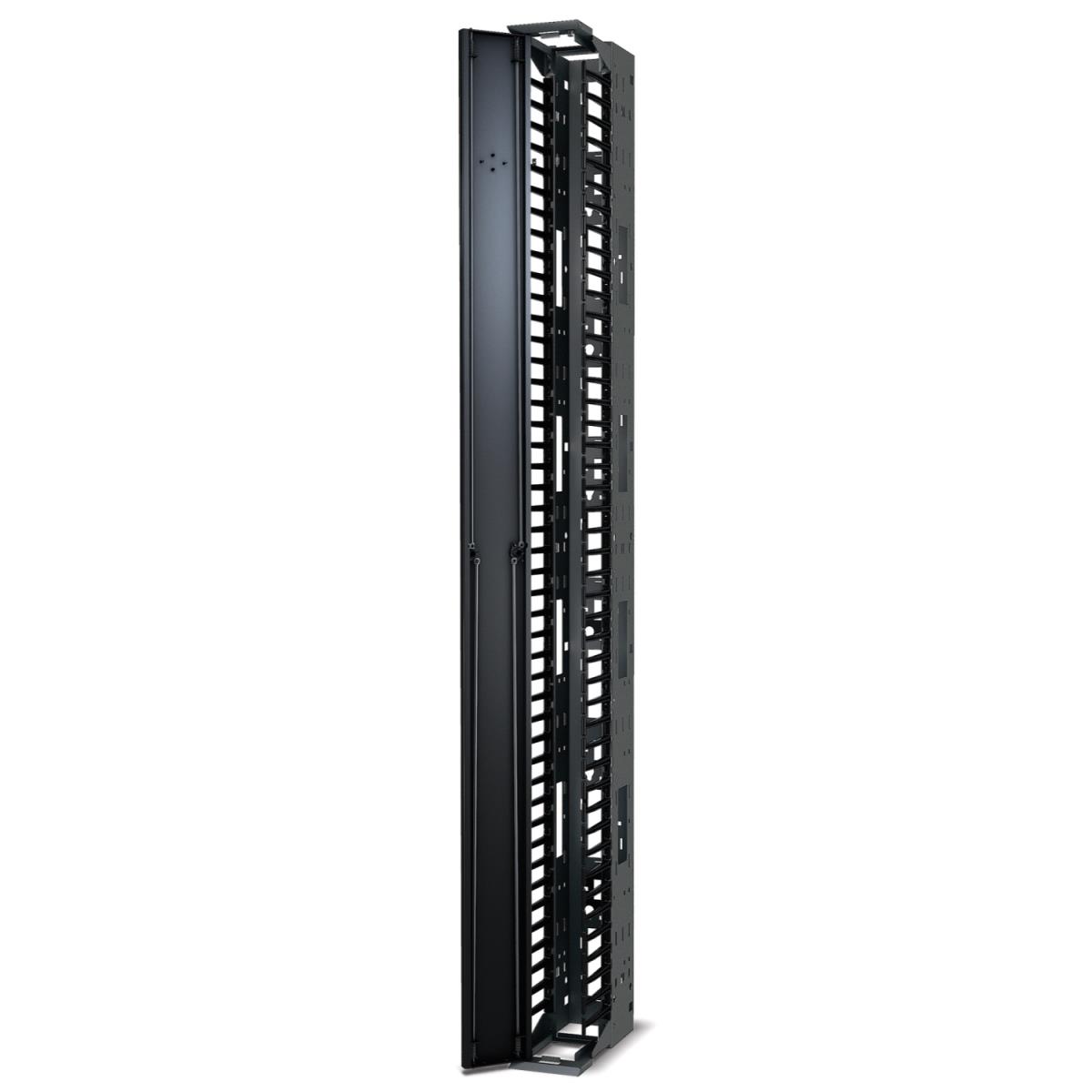 Cdx Vertical Cable Manager 84inx6in Wide Single-sided