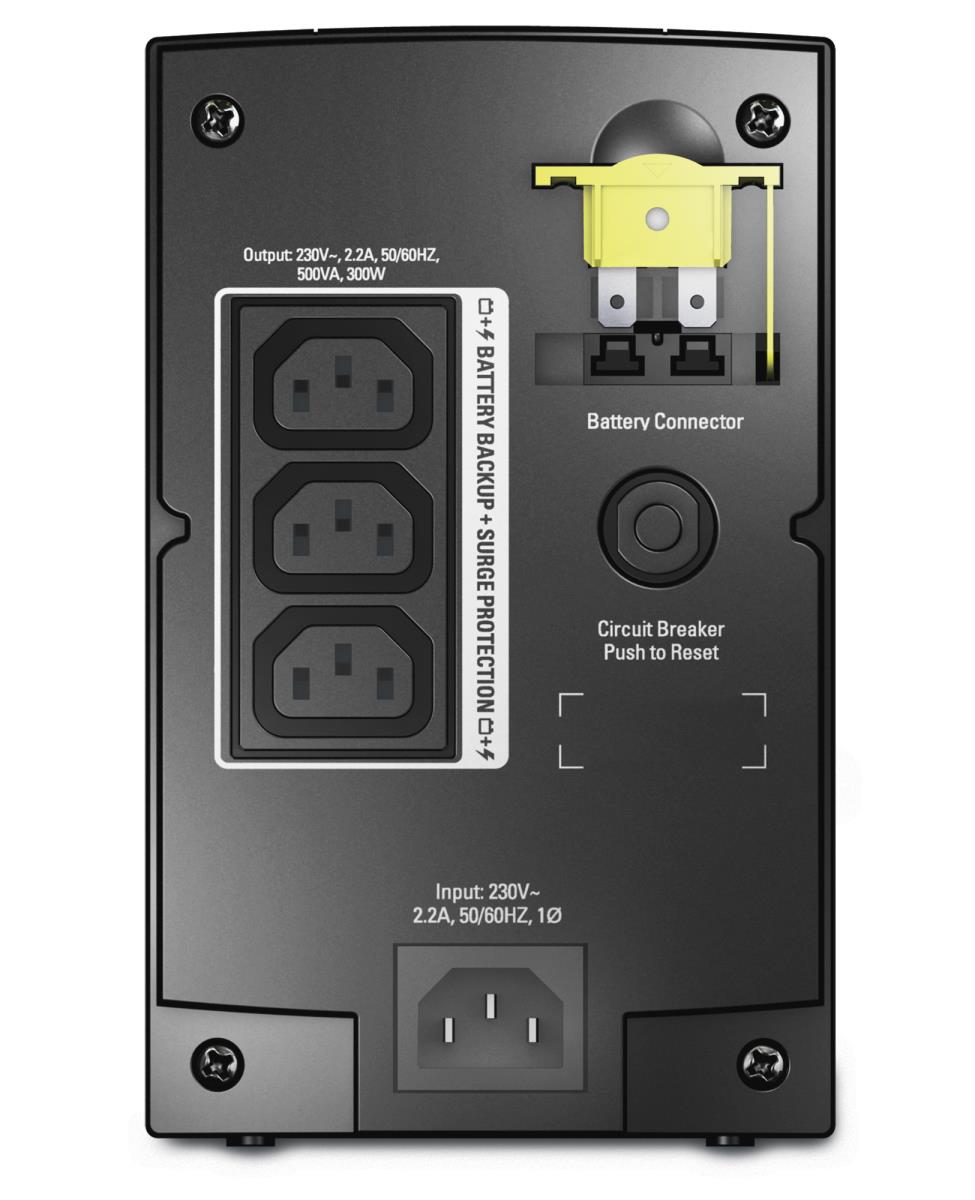 Back UPS 500VA/ 300 Watts Input-230V Output-230V