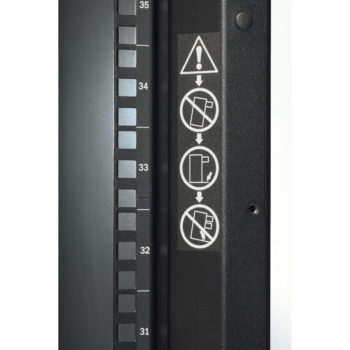 NetShelter SX 42U 750mm Wide x 1070mm Deep Enclosure Without Doors Black