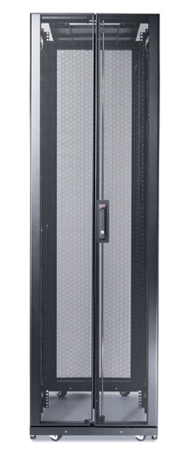 Netshelter Sx 42u 600mm Wide X 1200mm Deep Enclosure Without Sides Black