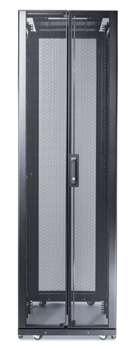 NetShelter SX 45U 600mm Wide x 1200mm Deep Enclosure with Sides in Black