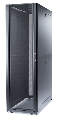 NetShelter SX 45U 600mm Wide x 1200mm Deep Enclosure with Sides in Black