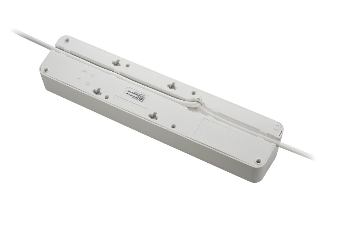 Essential SurgeArrest 5 Outlets With 5V 2.4A 2-port USB Charger 230v Germany