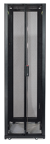 NetShelter SX, Server Rack Enclosure, 42U, Shock Packaging, 2000 lbs, Black, 1991H x 600W x 1070D mm