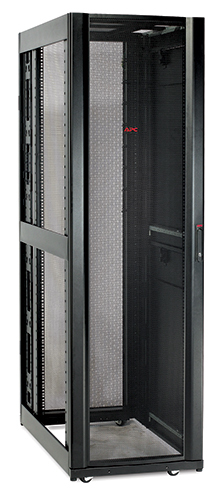 NetShelter SX, Server Rack Enclosure, 42U, Shock Packaging, 2000 lbs, Black, 1991H x 600W x 1070D mm
