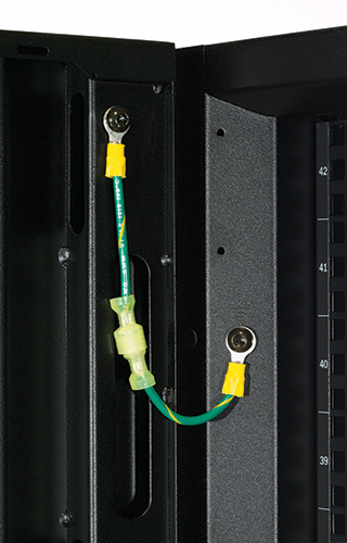 NetShelter SX, Server Rack Enclosure, 42U, Shock Packaging, 2000 lbs, Black, 1991H x 600W x 1070D mm