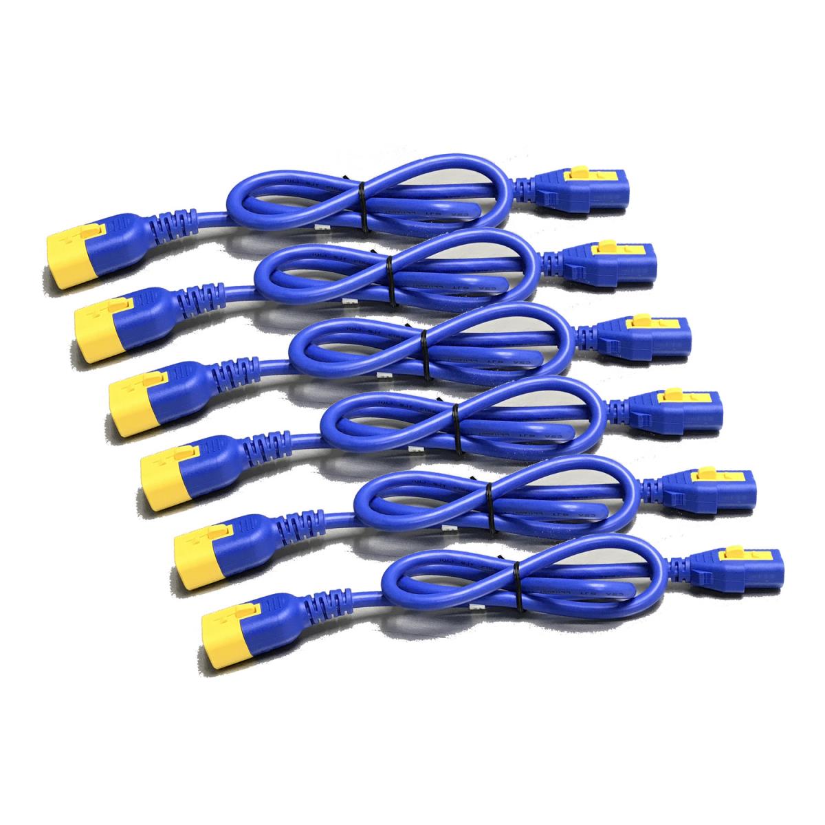 Power Cord Kit C13 to C14 1.2m Blue