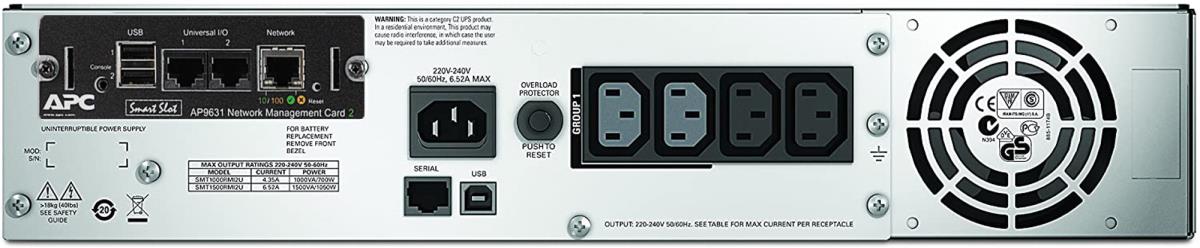 Smart-UPS 1500va LCD Rm 2u 230v With Network Card