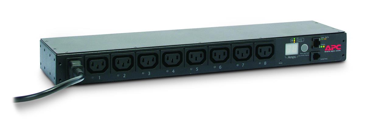 Rack PDU, Switched, 1U, 12A/208V, 10A/230V, (8)C13