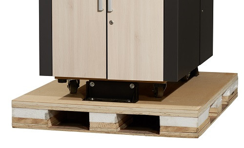 NetShelter CX 18U Secure Soundproof Server Room in a Box Enclosure Shock Packaging