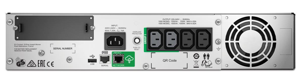 Smart-UPS 1500VA LCD RM 2U 230V with SmartConnect