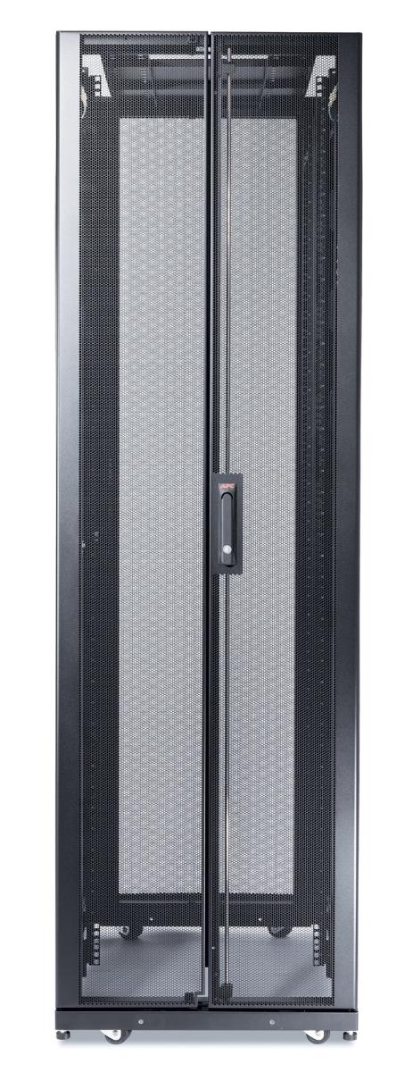 NetShelter SX 52U 600mm Wide x 1200mm Deep Enclosure with Sides Black